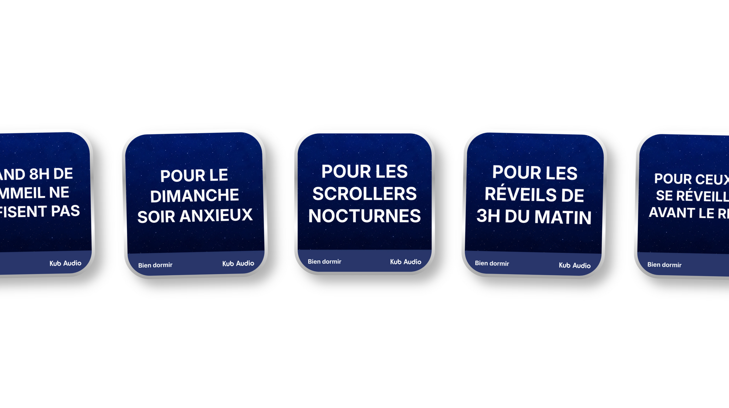 Guides audio Kub Audio pour bien dormir